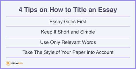 How to Find a Good Title for an Essay: Tips and Strategies